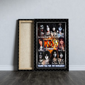 Kiss Band Rectangle Canvas With Inner Frame - HOATT 9508