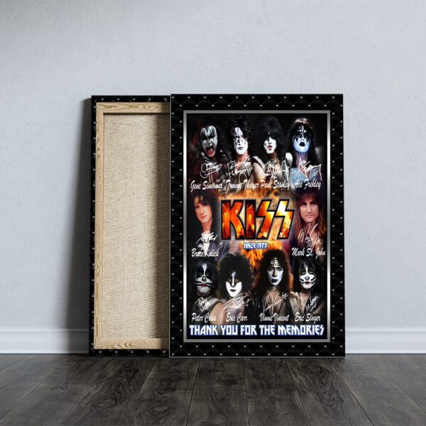 Kiss Band Rectangle Canvas With Inner Frame - HOATT 9508
