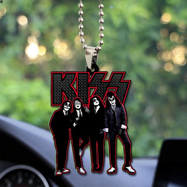 Kiss Band Custom Shape 2-sided Acrylic Car Ornament – GNE 2910