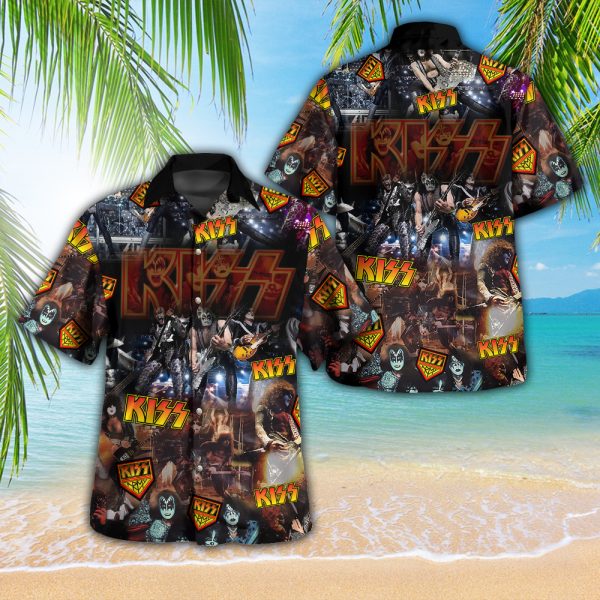 Kiss Band 3D Hawaiian Shirt - GNE 2942