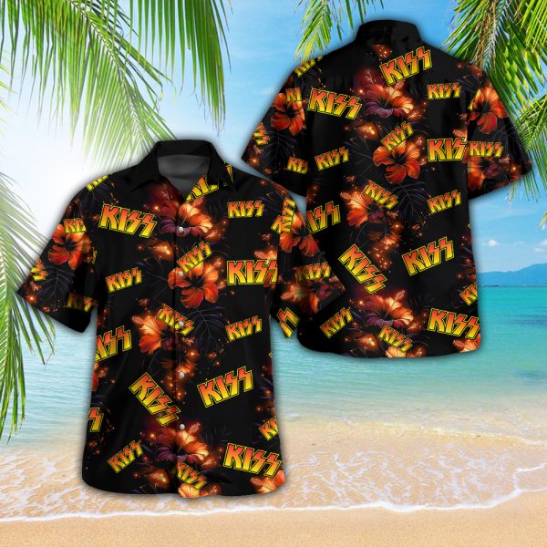 Kiss Band 3D Hawaiian Shirt - GNE 2970