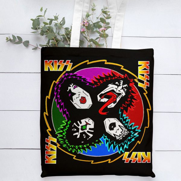 Kiss Band Tote Bag - GNE 2866