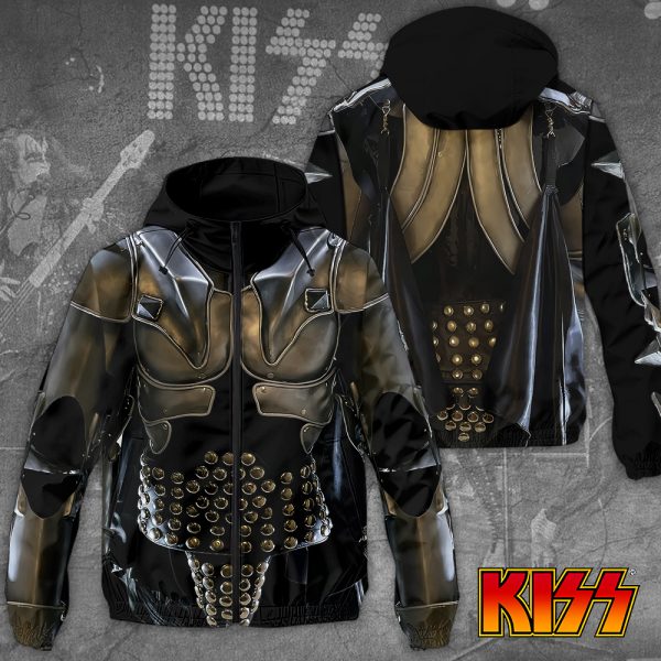 Kiss Band 3D Windbreaker Jacket - GNE 2852