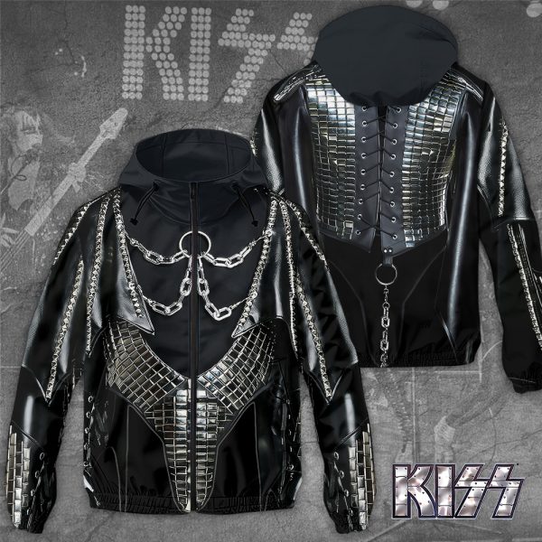 Kiss Band 3D Windbreaker Jacket - GNE 2853