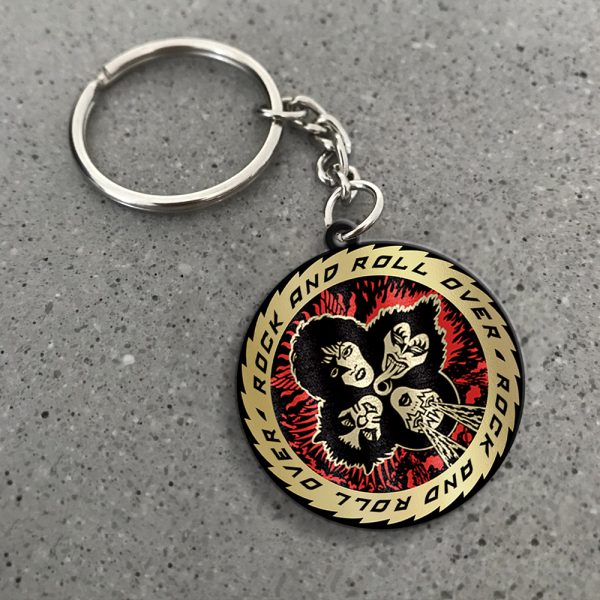 Kiss Band Custom Shape 2-sided Keychain – MAITM 10212