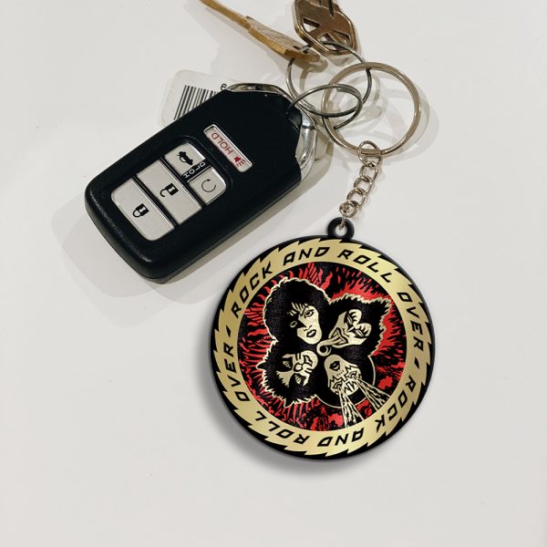 Kiss Band Custom Shape 2-sided Keychain – MAITM 10212