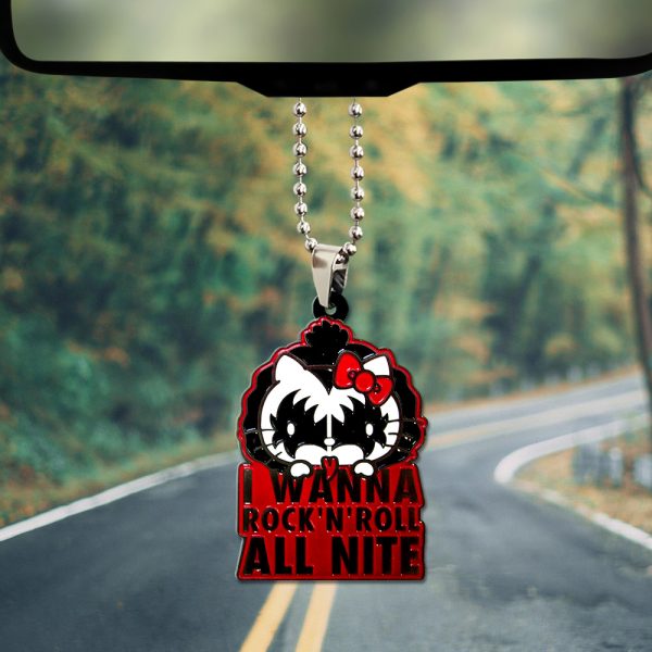 Kiss Band Custom Shape 2-sided Acrylic Car Ornament – TANTN 11428