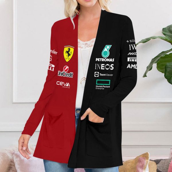 Lewis Hamilton Women's Patch Pocket Cardigan - HOATT 9019