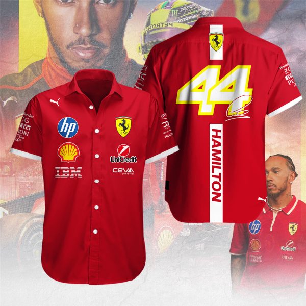 Lewis Hamilton Short Sleeve Dress Shirt – MAITM 10337