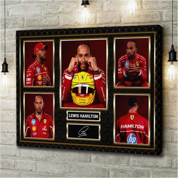 Lewis Hamilton Rectangle Canvas With Inner Frame - HOATT 8970