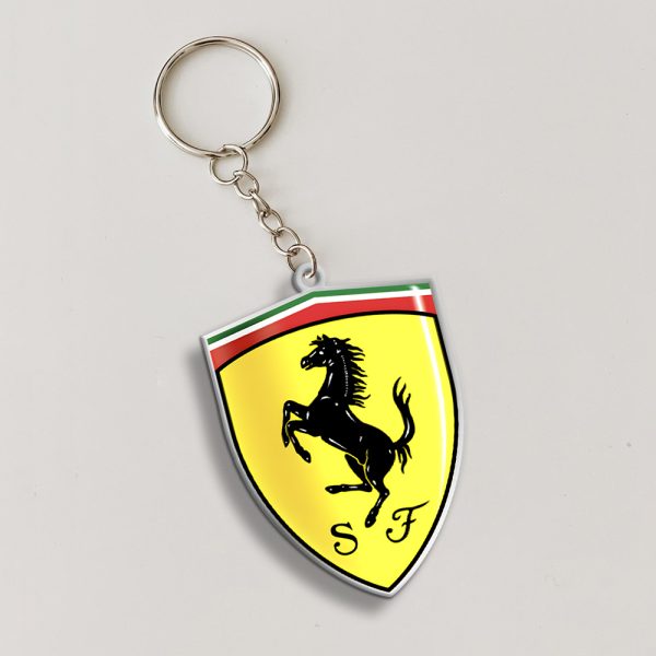 Lewis Hamilton x Scuderia Ferrari Custom Shape 2-sided Keychain - MAITM 10187