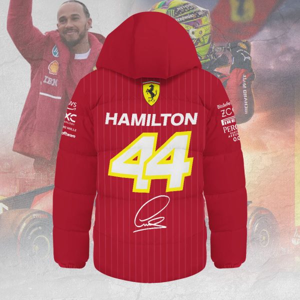 Scuderia Ferrari x Lewis Hamilton Waterproof Thickened Down Jacket - MAITM 10222