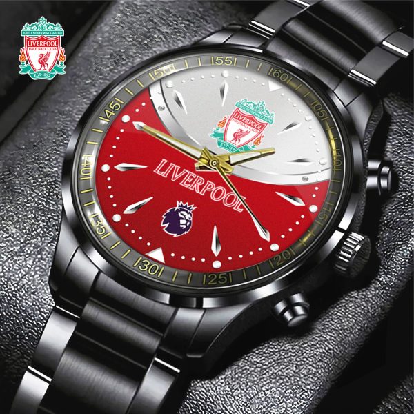 Liverpool FC Black Stainless Steel Watch - TANTN 11214
