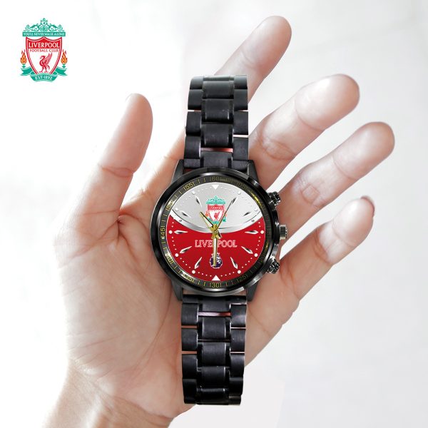 Liverpool FC Black Stainless Steel Watch - TANTN 11214