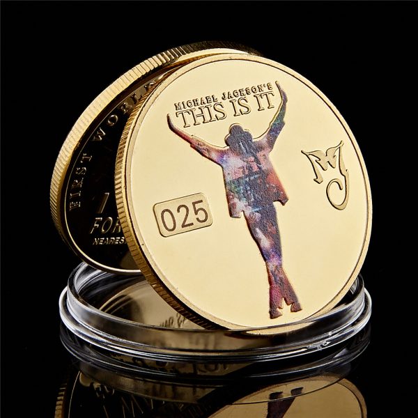 Michael Jackson Gold Plated Commemorative Coin - MAITM DROP064