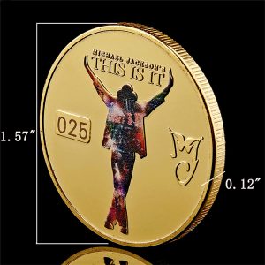 Michael Jackson Gold Plated Commemorative Coin - MAITM DROP064