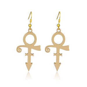 Prince 2Pcs Love Symbol Pendant Earrings - MAITM DROP075