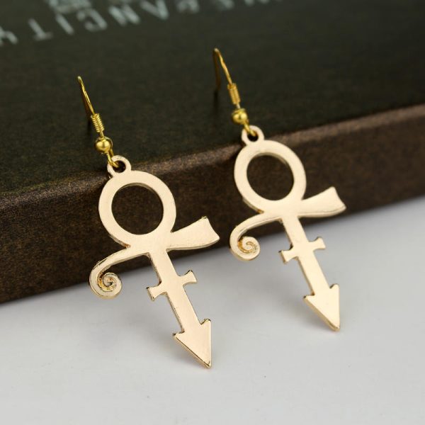 Prince 2Pcs Love Symbol Pendant Earrings - MAITM DROP075