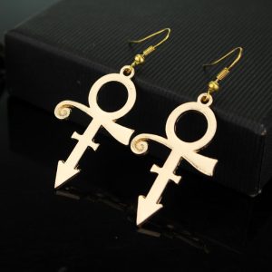 Prince 2Pcs Love Symbol Pendant Earrings - MAITM DROP075