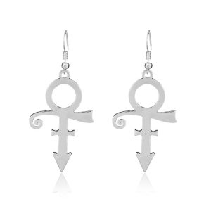 Prince 2Pcs Love Symbol Pendant Earrings - MAITM DROP075