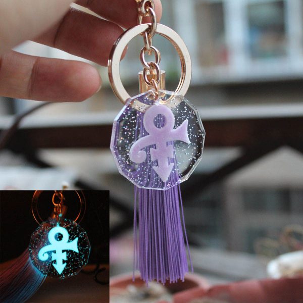 Prince Photoluminescent Love Symbol Keychain - MAITM DROP078