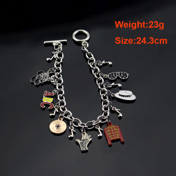 Michael Jackson Music Charm Bracelet - MAITM DROP089