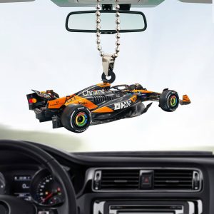 McLaren x Oscar Piastri Custom Shape 2-sided Acrylic Car Ornament – TANTN 11636