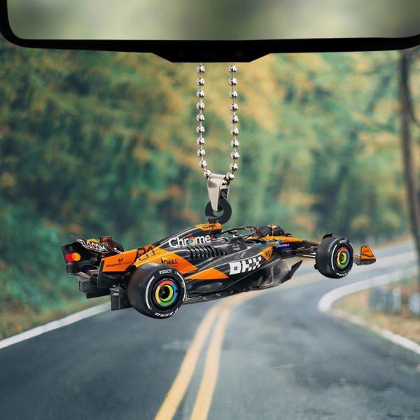 McLaren x Oscar Piastri Custom Shape 2-sided Acrylic Car Ornament – TANTN 11636