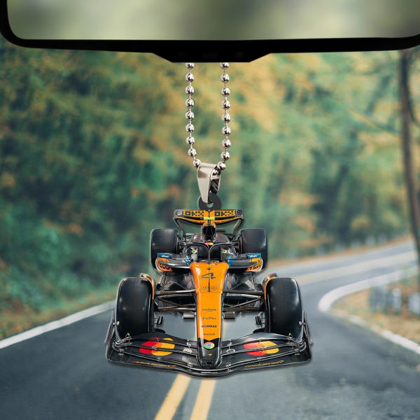 McLaren x Lando Norris Custom Shape 2-sided Acrylic Car Ornament – TANTN 11637