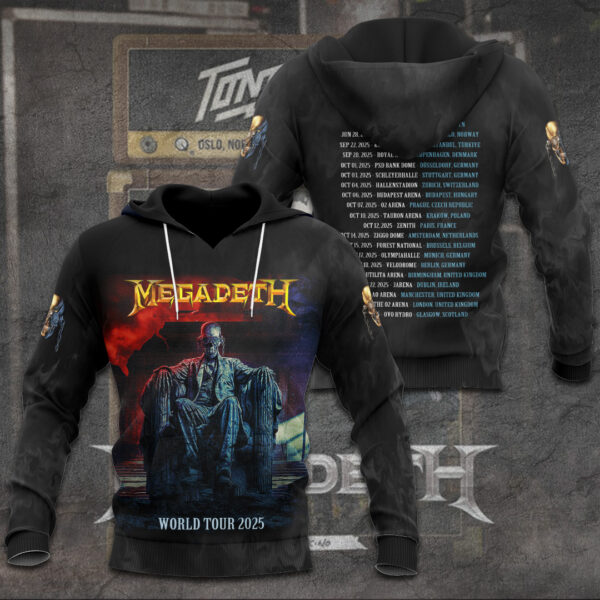 Megadeth Band 3D Apparel - TANTN 11774