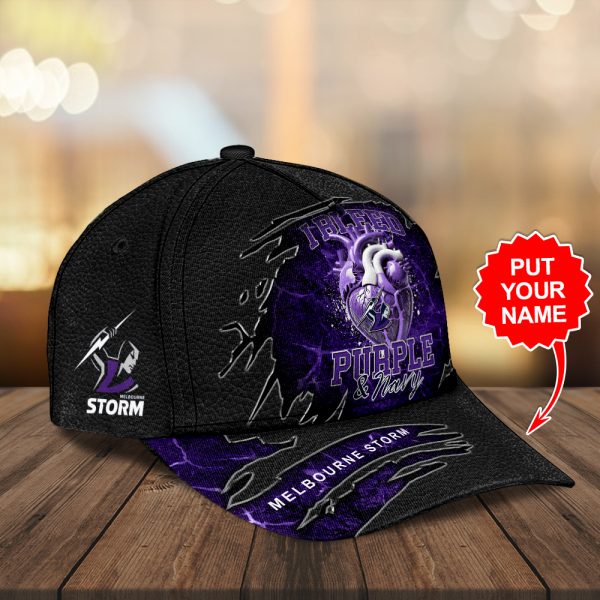 Personalized Melbourne Storm Classic Cap - TANTN 11306