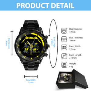 MET Band Black Stainless Steel Watch - GNE 3035