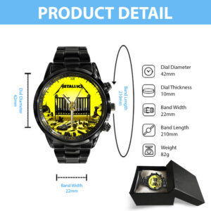 MET Band Black Stainless Steel Watch - GNE 3039