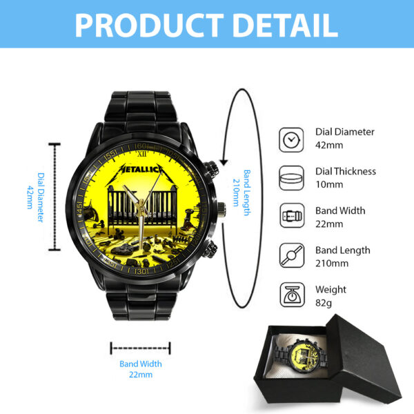 MET Band Black Stainless Steel Watch - GNE 3039