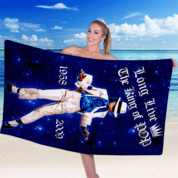 Michael Jackson Rectangle Beach Towel - HOATT 9553