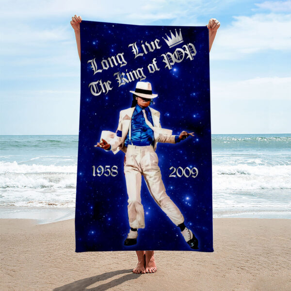 Michael Jackson Rectangle Beach Towel - HOATT 9553