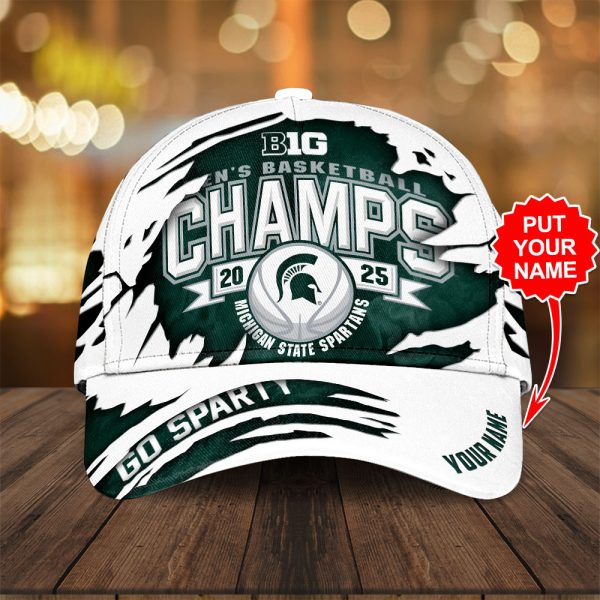Personalized Michigan State Spartans Men's Basketball Classic Cap - TANTN 11377