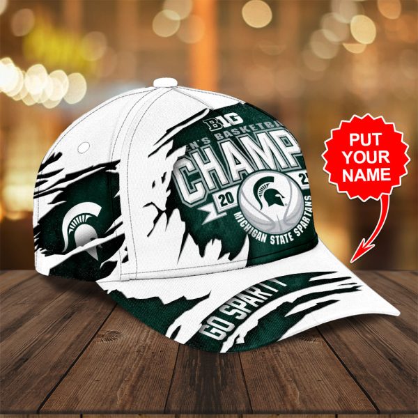 Personalized Michigan State Spartans Men's Basketball Classic Cap - TANTN 11377