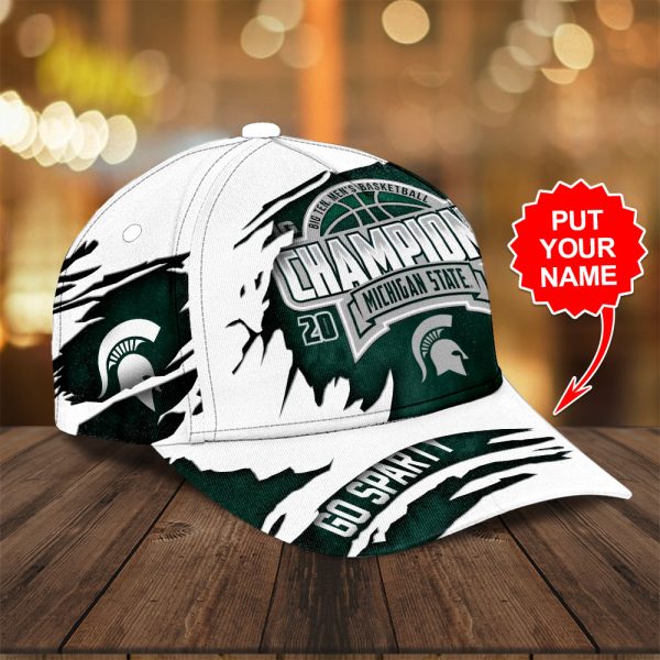 Personalized Michigan State Spartans Men's Basketball Classic Cap - TANTN 11378