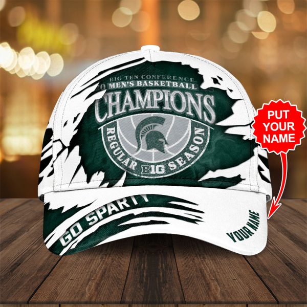 Personalized Michigan State Spartans Men's Basketball Classic Cap - TANTN 11379