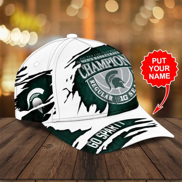 Personalized Michigan State Spartans Men's Basketball Classic Cap - TANTN 11379