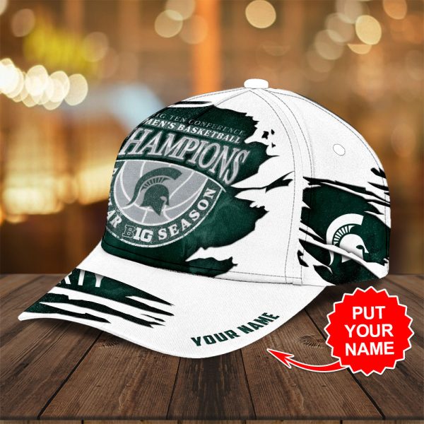 Personalized Michigan State Spartans Men's Basketball Classic Cap - TANTN 11379