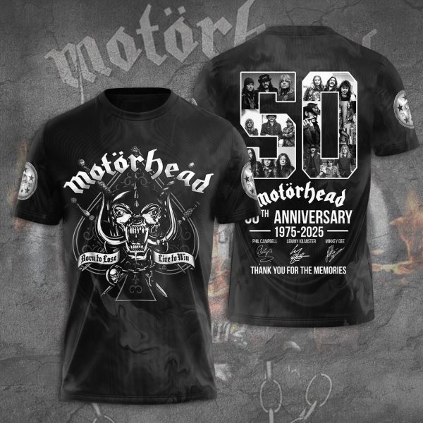 Motörhead Band 3D Apparel – TANTN 11373