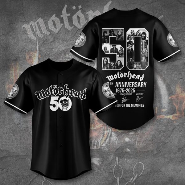 Motörhead Band Baseball Jersey - TANTN 11371
