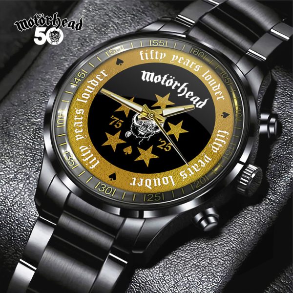 Motörhead Band Black Stainless Steel Watch - TANTN 11375