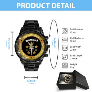 Motörhead Band Black Stainless Steel Watch - TANTN 11375