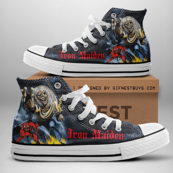 IRMA Band High Top Canvas Shoes - NGHIAVT 1759.2