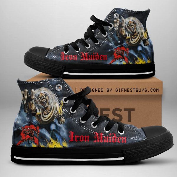 IRMA Band High Top Canvas Shoes - NGHIAVT 1759.2