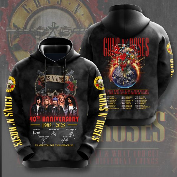 Guns N' Roses 3D Apparel - NGHIAVT 1786