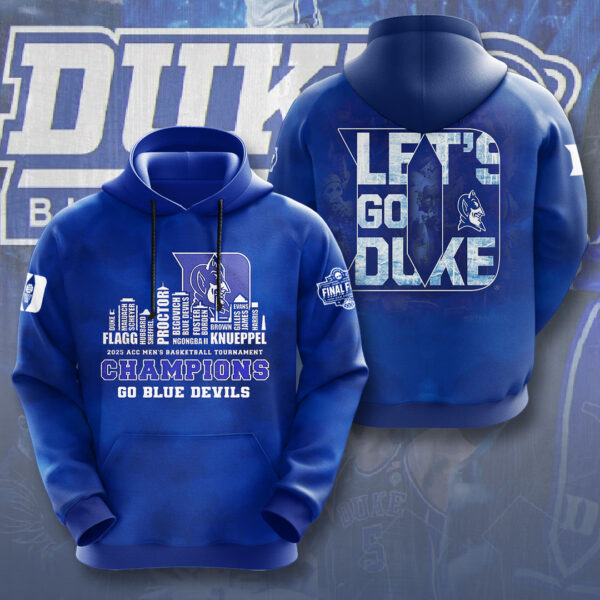 Duke Blue Devils Men’s Basketball 3D Apparel - NGHIAVT 1913